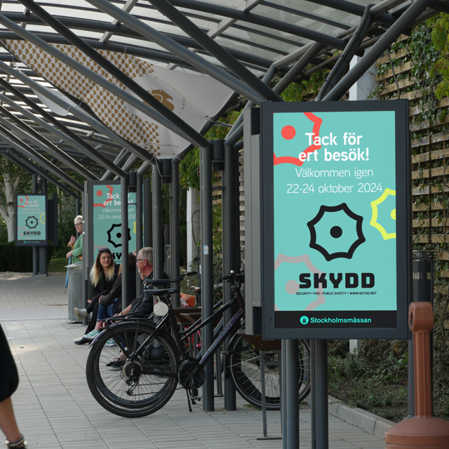 vy från victoriahallen på eventteknik och grafisk och digital produktion