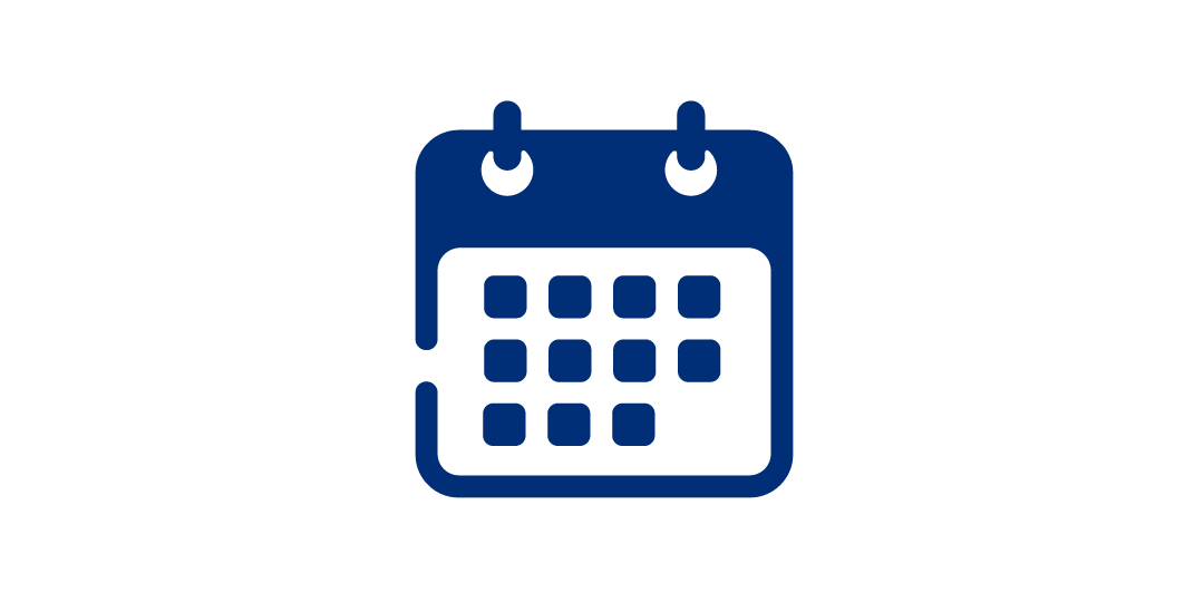 ikon med kalender för kostnadseffektiv planering